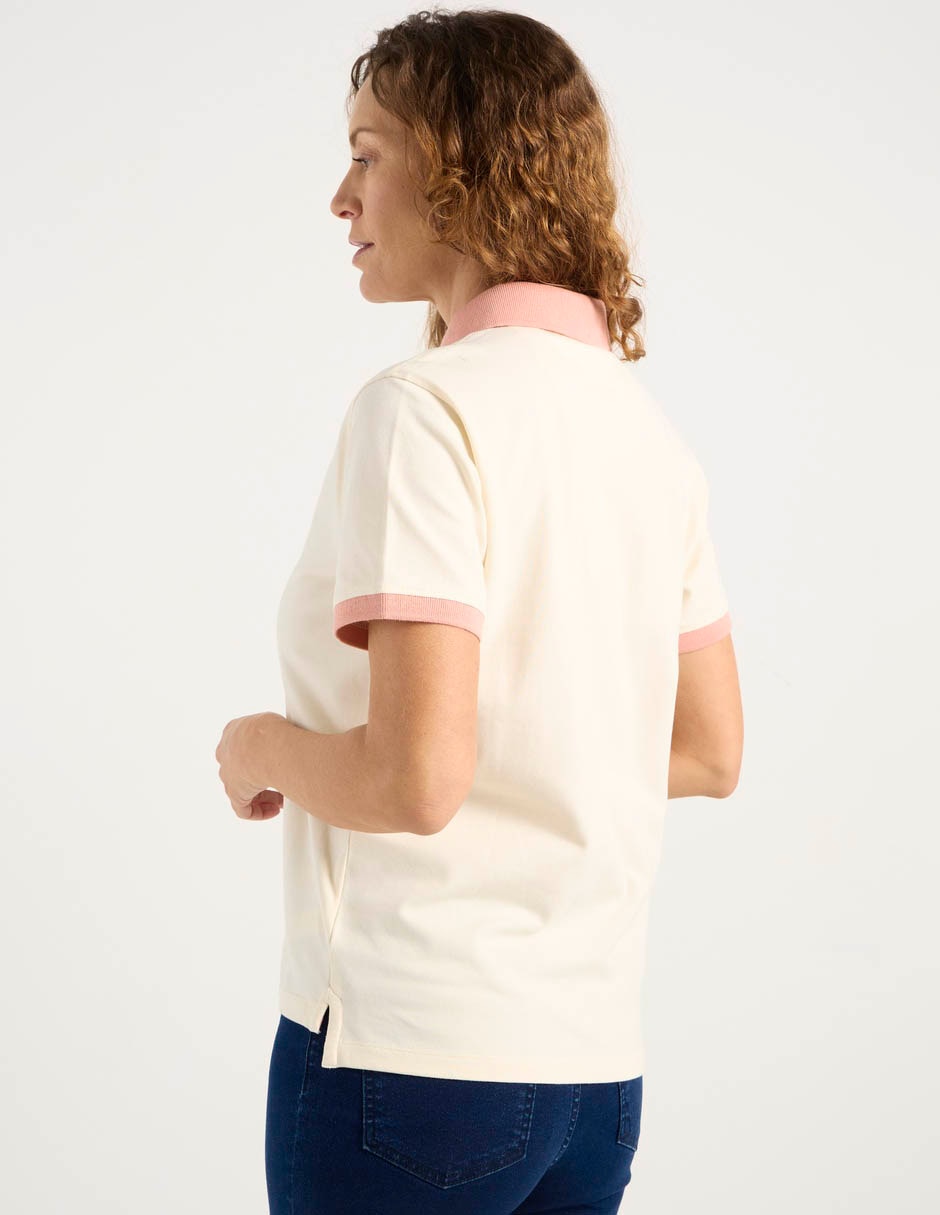 Playera tipo polo para mujer 11