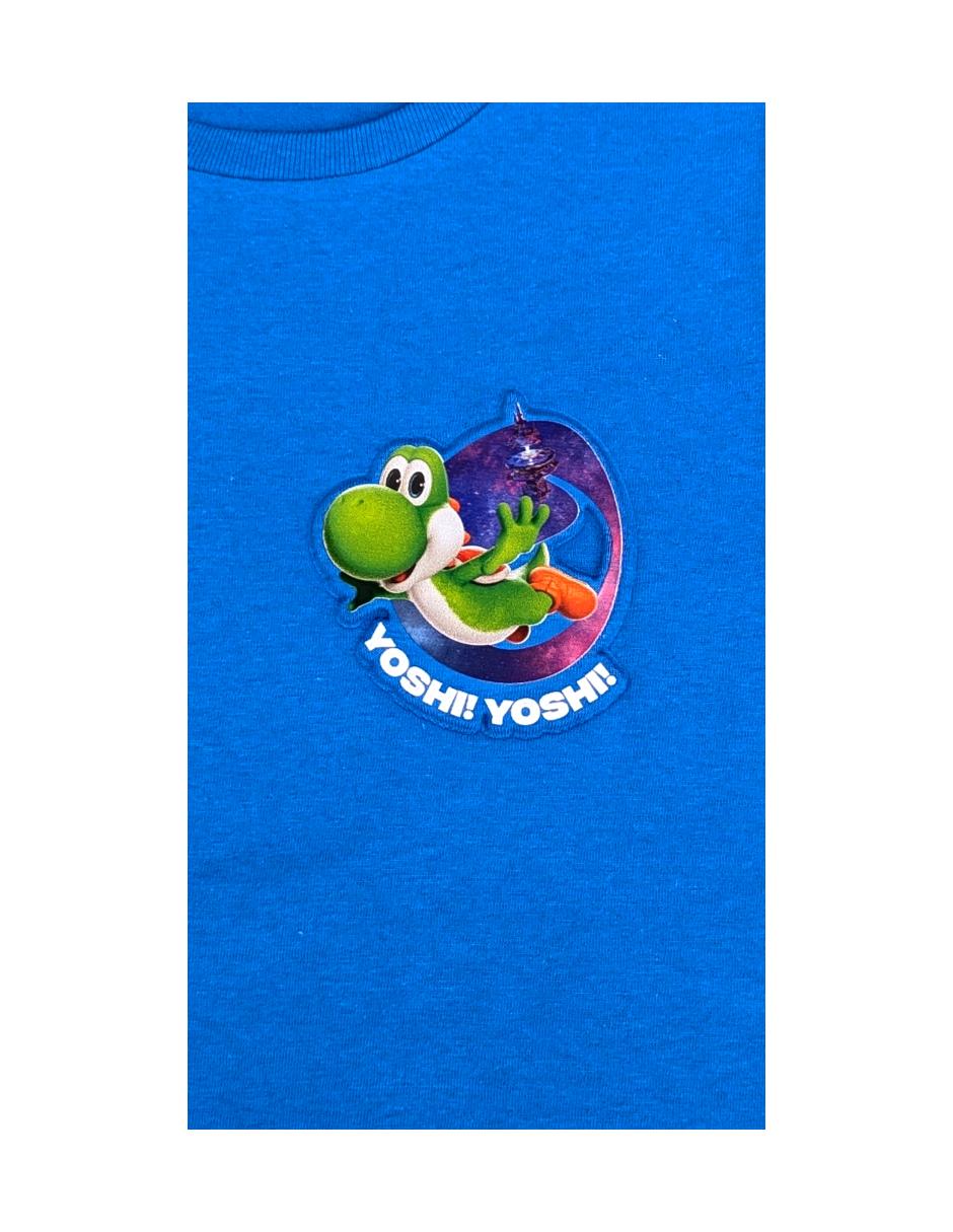 Playera Universal Mario Bros Mario Bros manga corta para niño