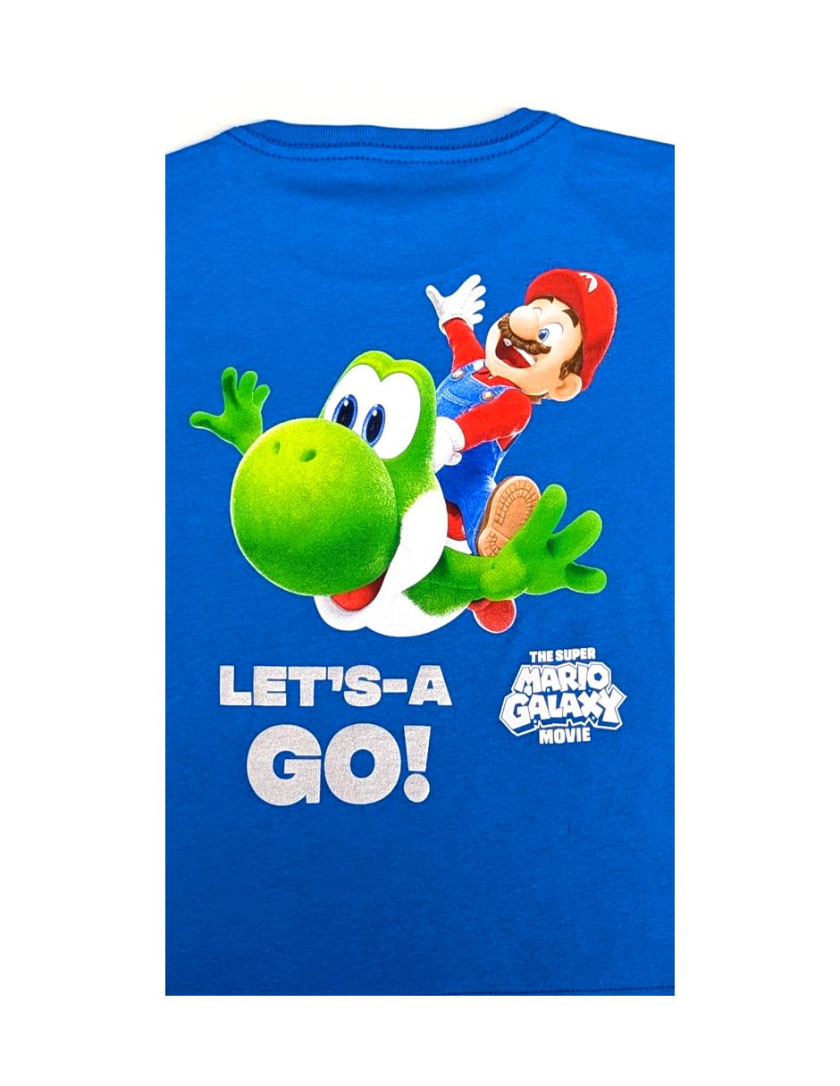 Playera Universal Mario Bros Mario Bros manga corta para niño
