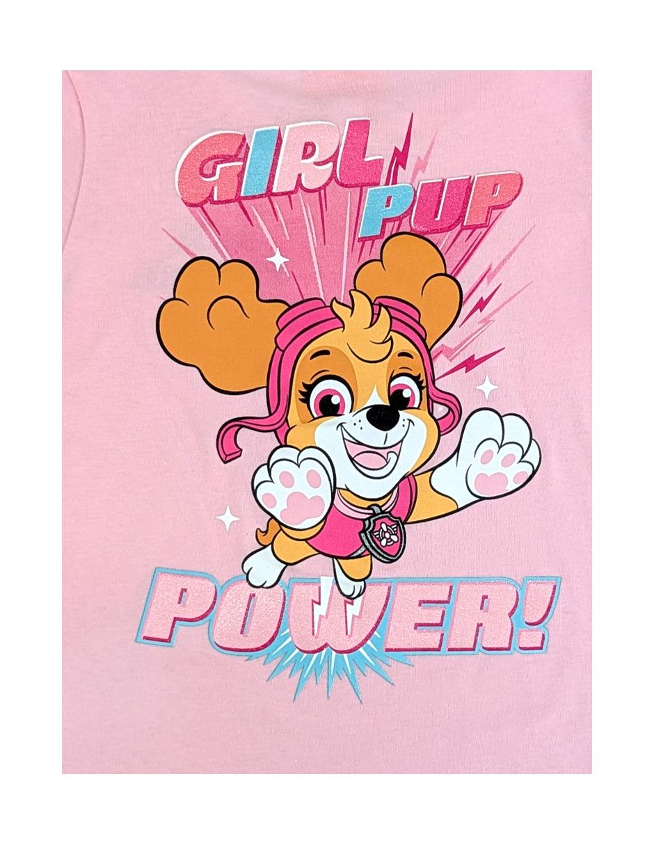 Playera Paramount Paw Patrol manga corta para niña