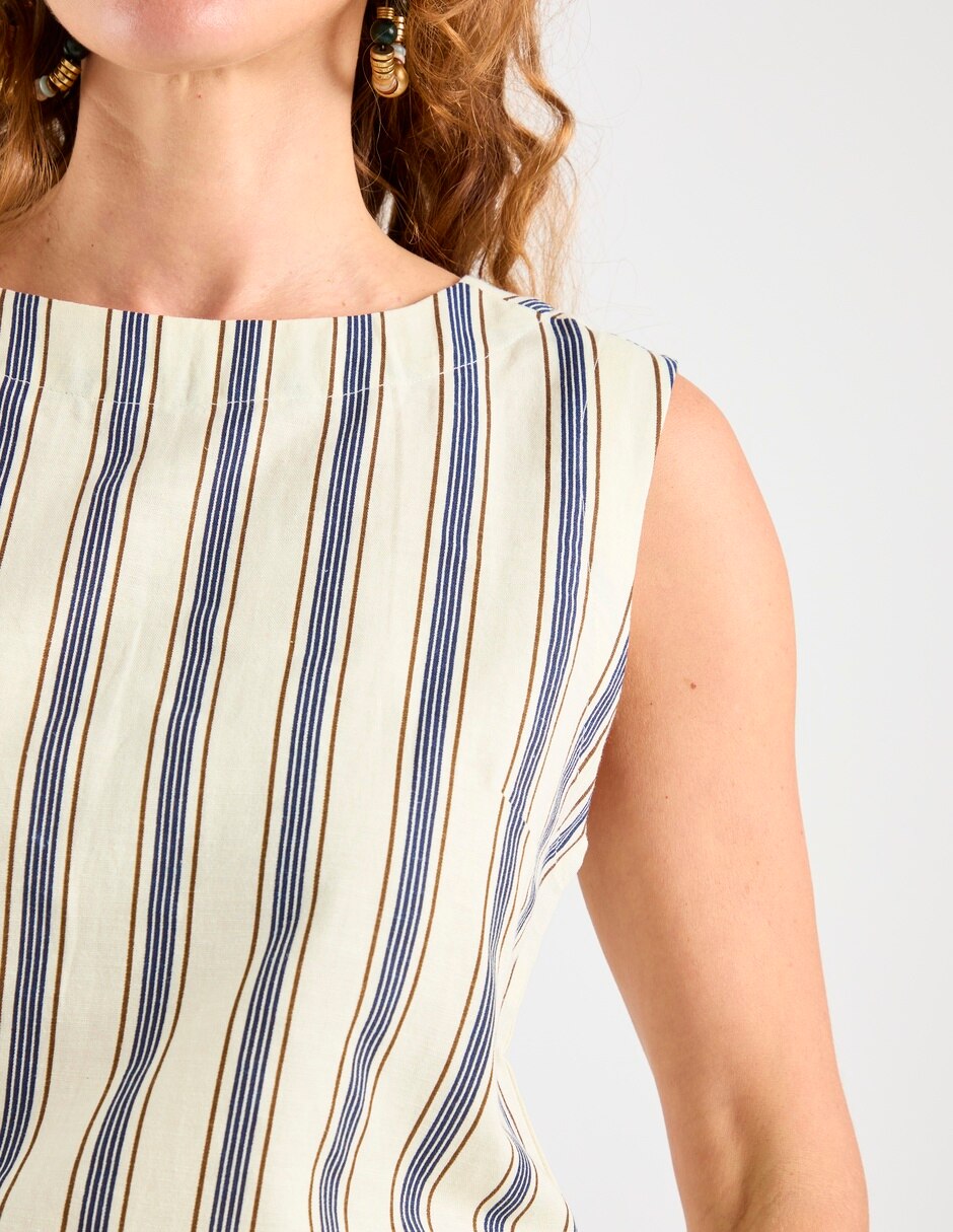 Blusa sin manga para mujer 5