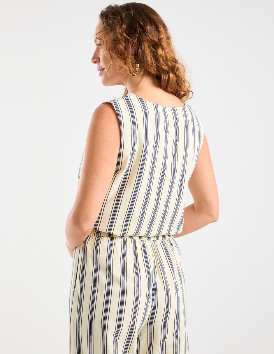 Blusa sin manga para mujer 6