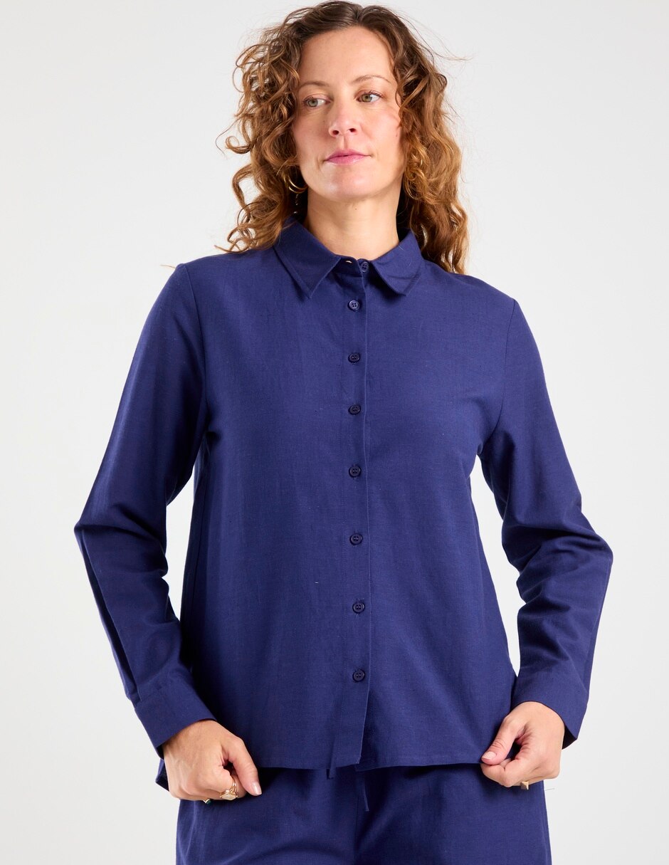 Blusa manga larga para mujer