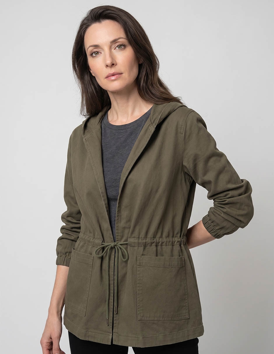 Chamarra parka de algodón para mujer Chamarra parka de algodón para mujer
