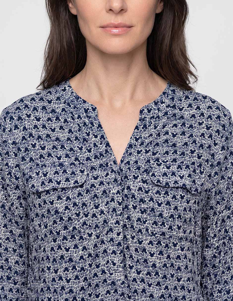 Blusa mickey mouse manga larga para mujer 3