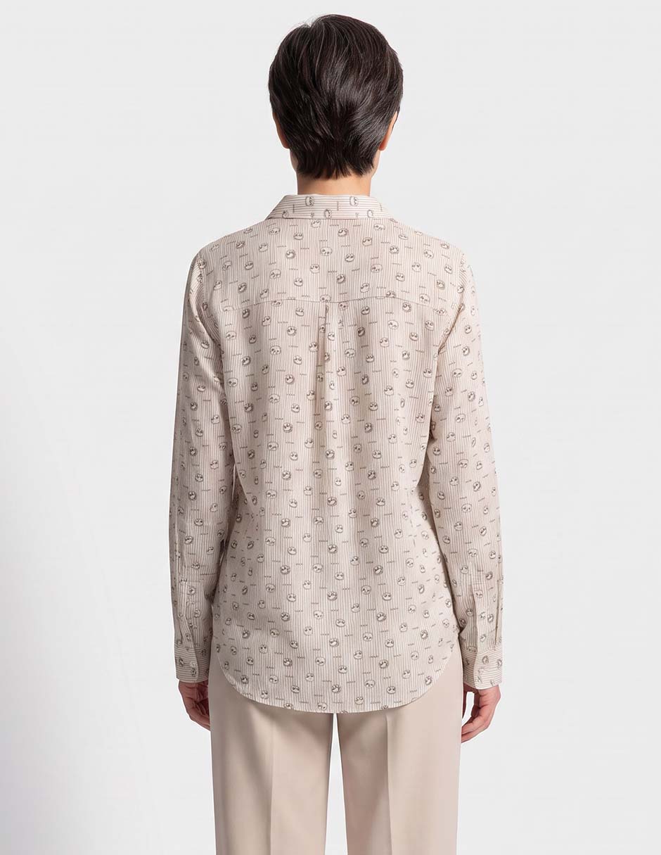 Blusa camisera el extra–o mundo de Jack manga larga para mujer 3