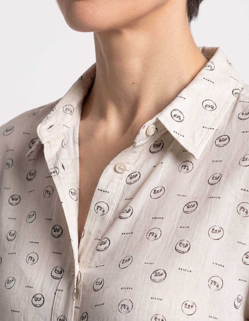 Blusa camisera el extra–o mundo de Jack manga larga para mujer 2