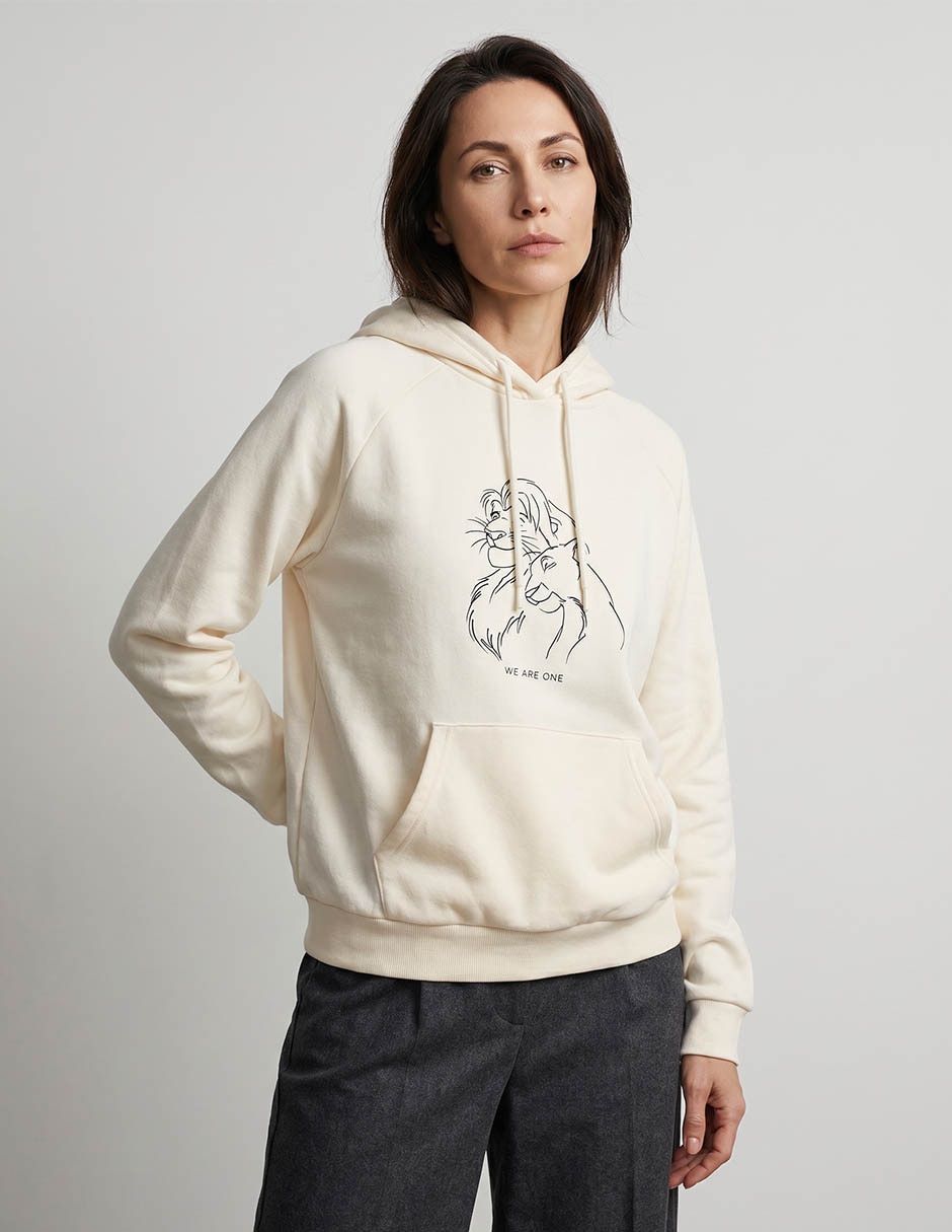 Sudadera con capucha y bolsa Disney Dtr Simba para mujer