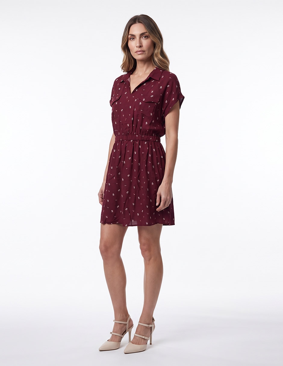 Vestido corto casual para mujer