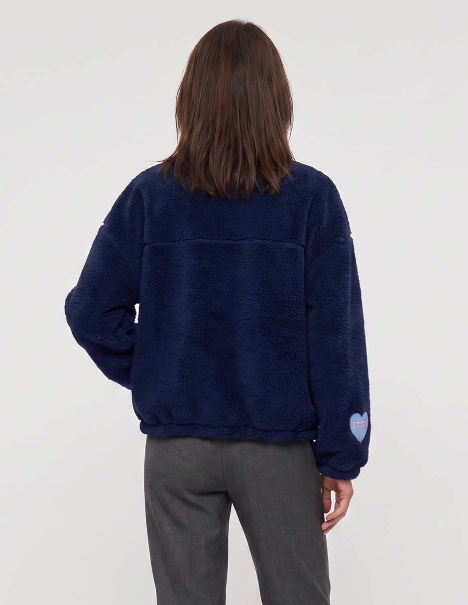 Chamarra Stitch Para Mujer de algodón 4