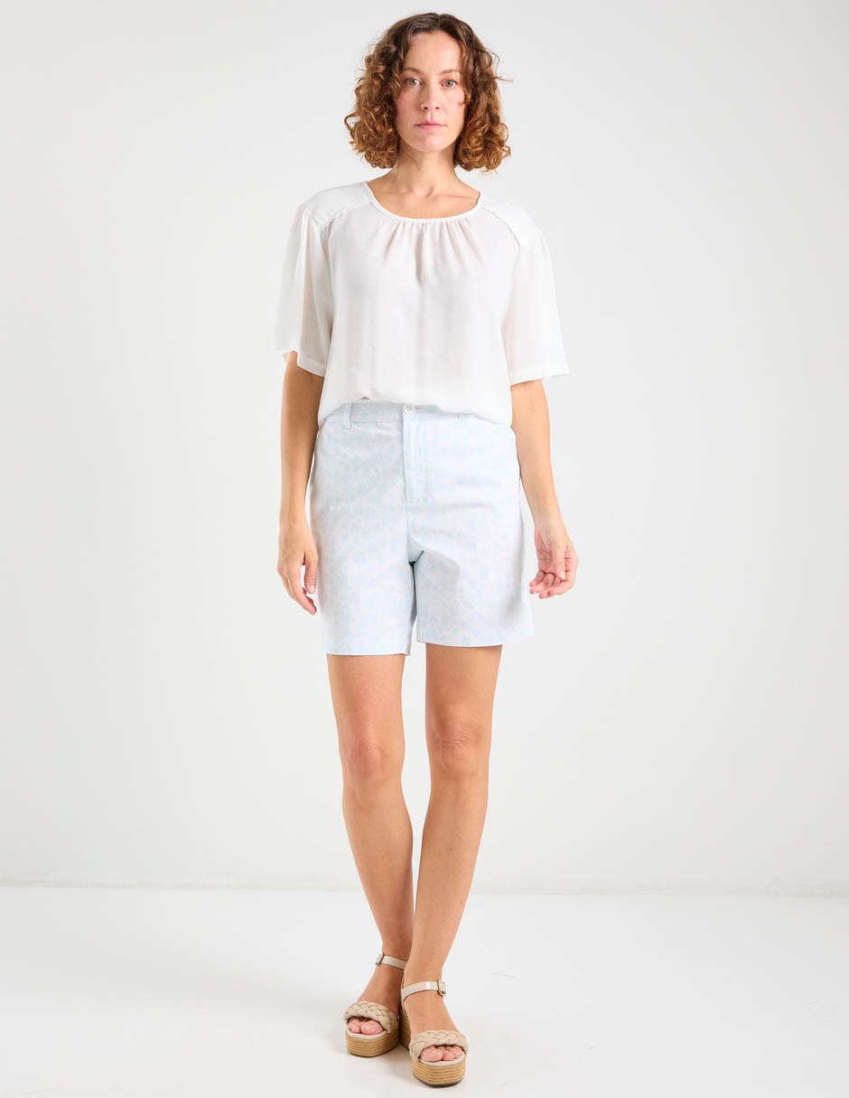 Short de gabardina para mujer 2