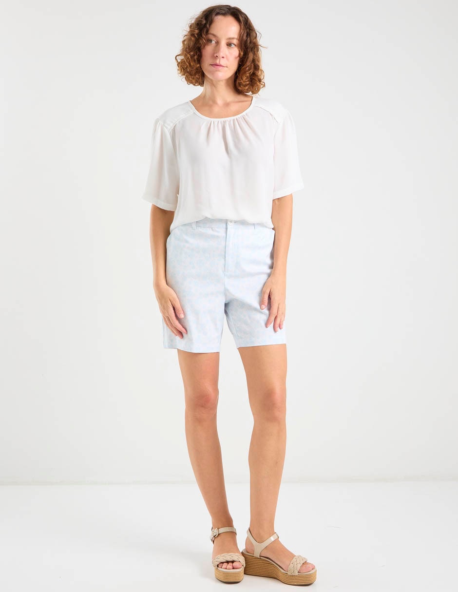 Short de gabardina para mujer 3