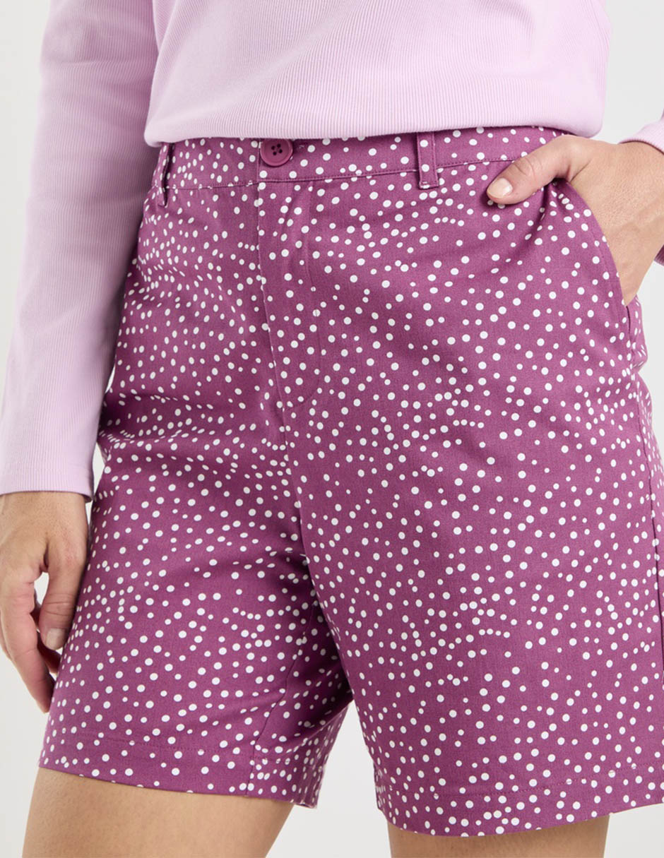 Short de gabardina para mujer 3