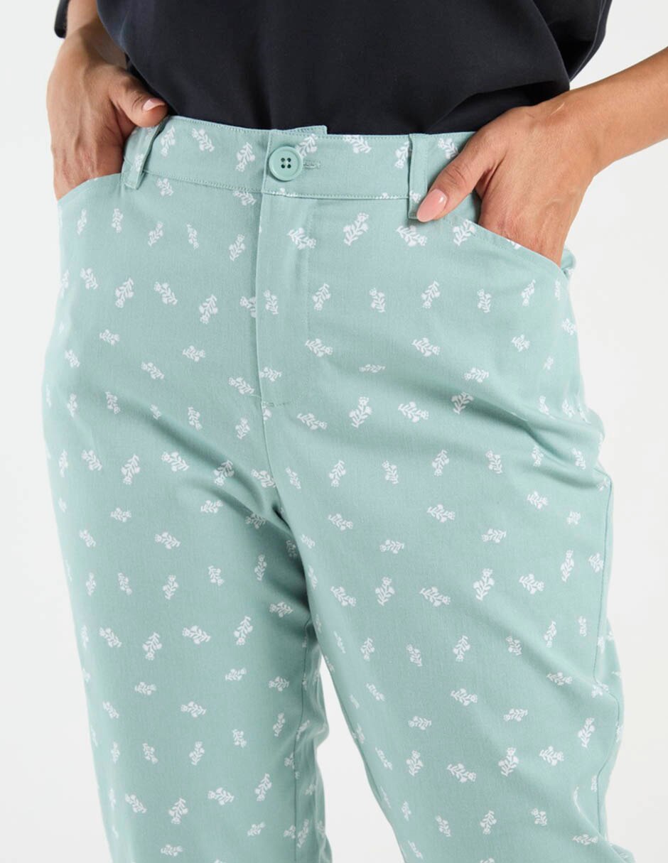 Pantalón capri regular para mujer 5