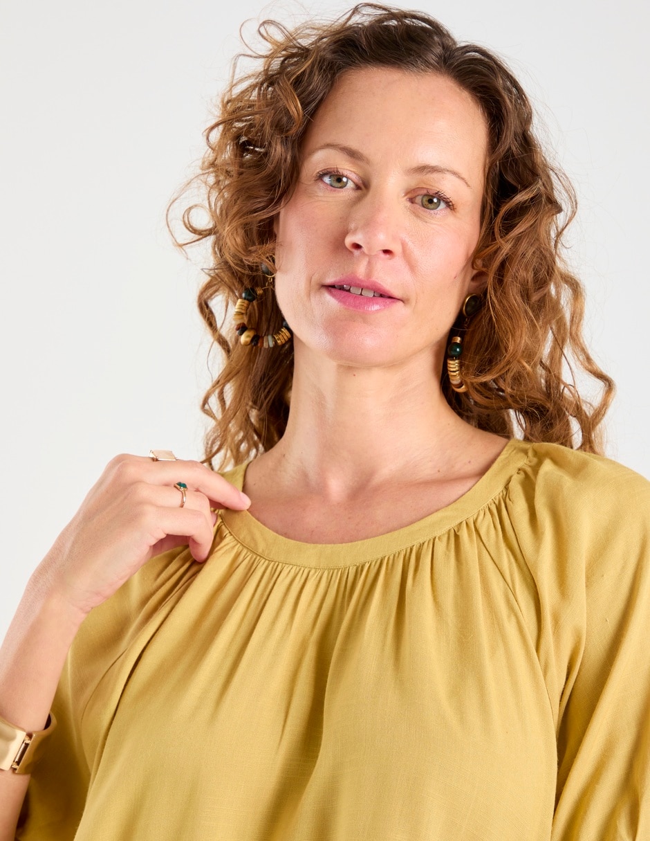 Blusa Weekend manga corta para mujer