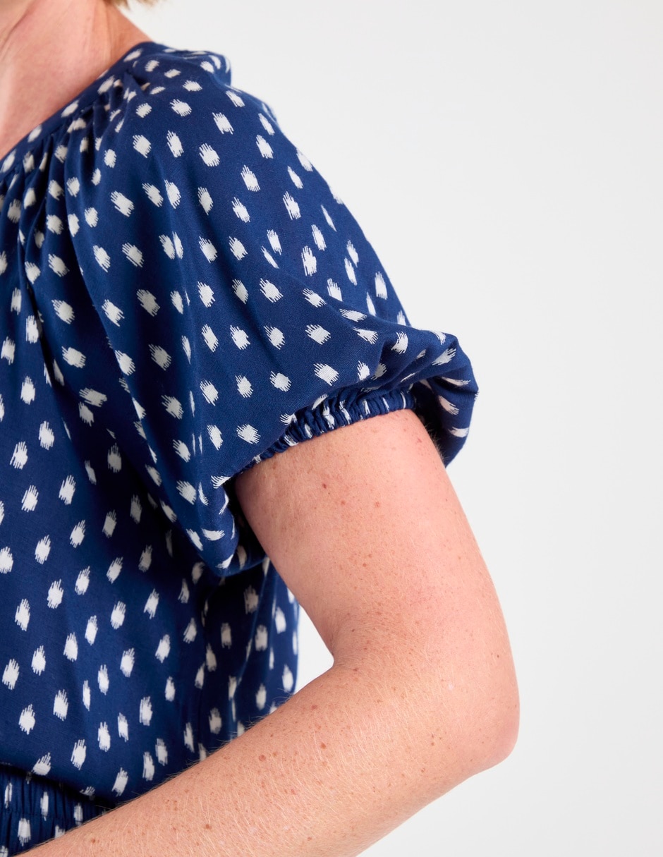 Blusa manga corta para mujer 2
