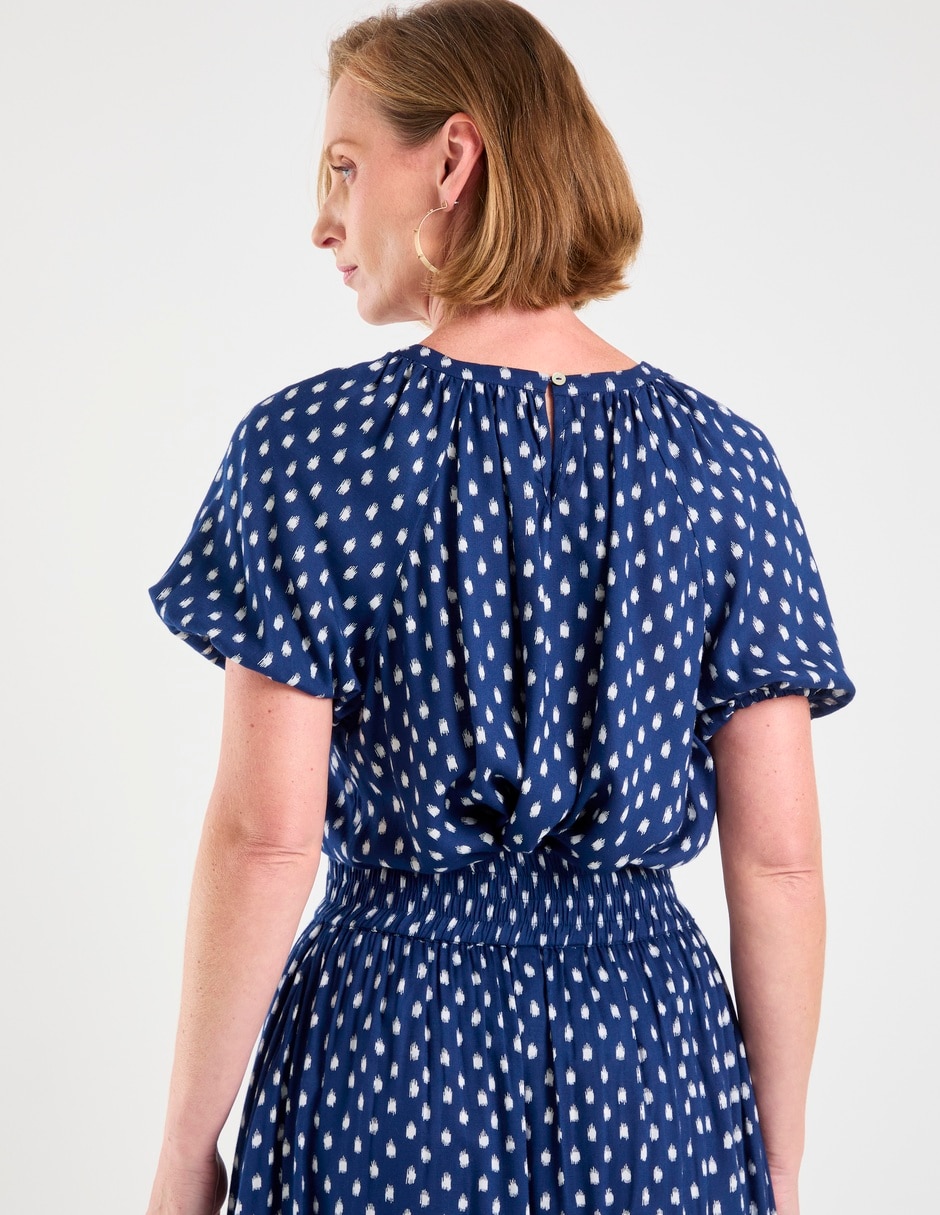 Blusa manga corta para mujer 7