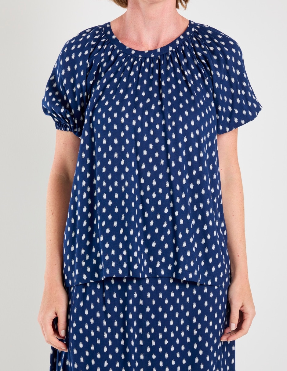 Blusa manga corta para mujer 3