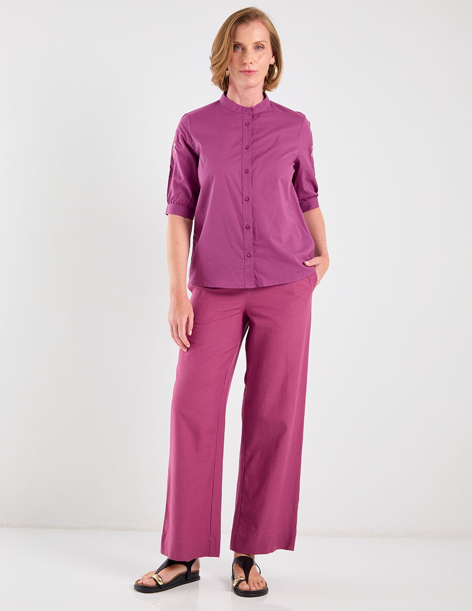 Blusa Weekend manga al codo para mujer