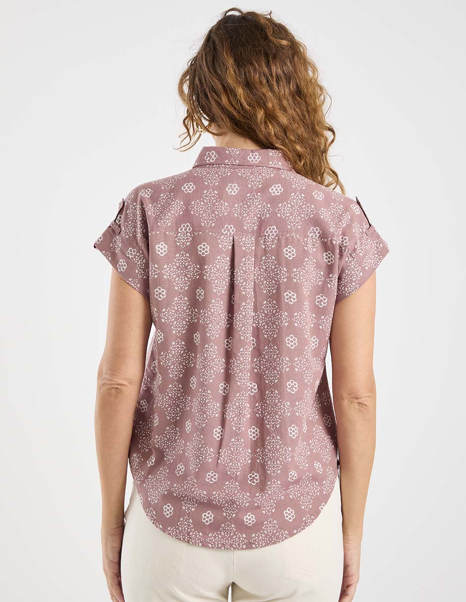 Blusa manga corta para mujer 6