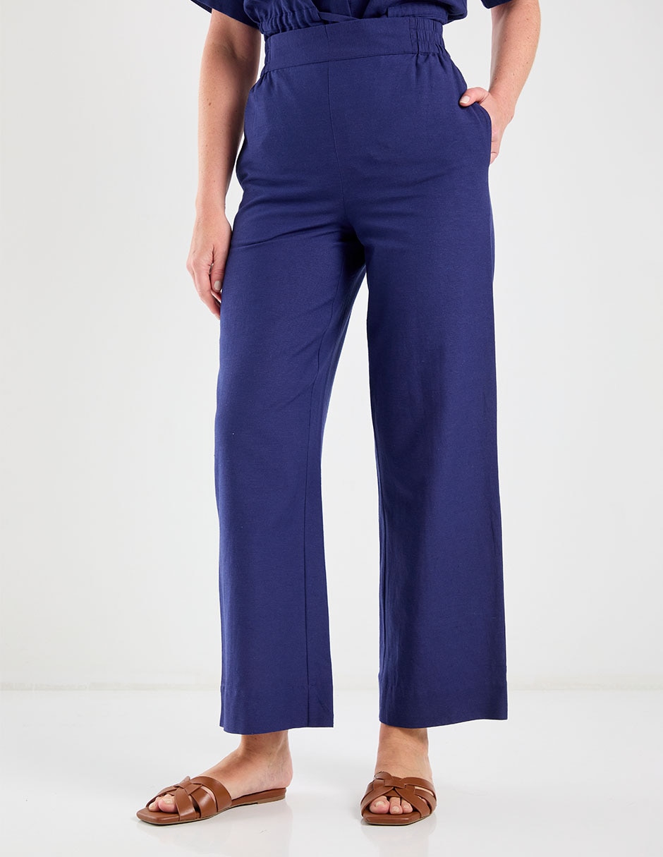 Pantalón relaxed amplio para mujer