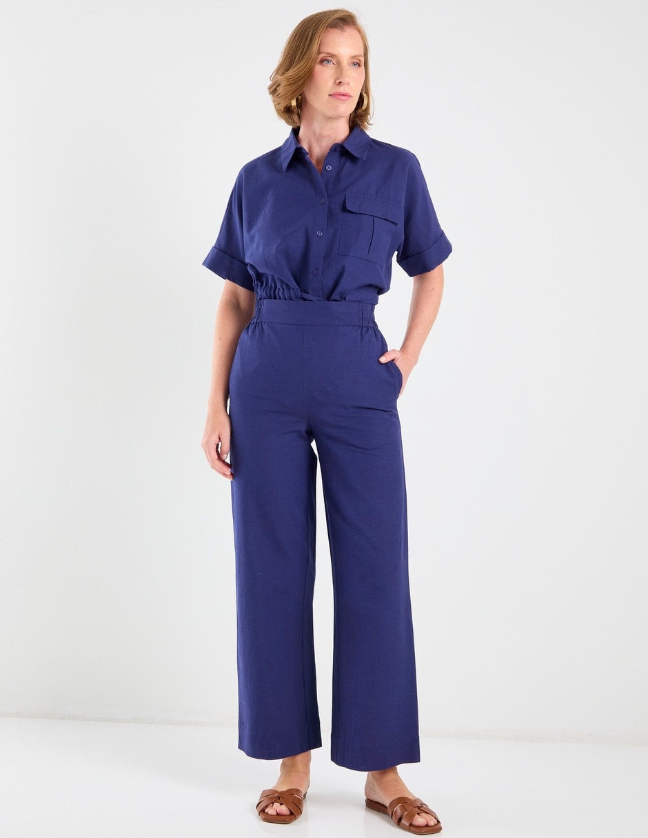 Pantalón relaxed amplio para mujer 5