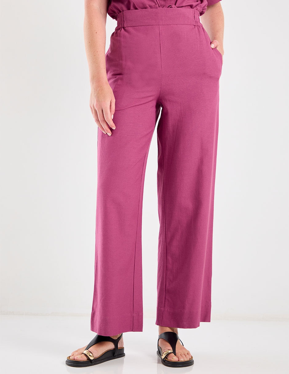 Pantalón relaxed amplio para mujer 1