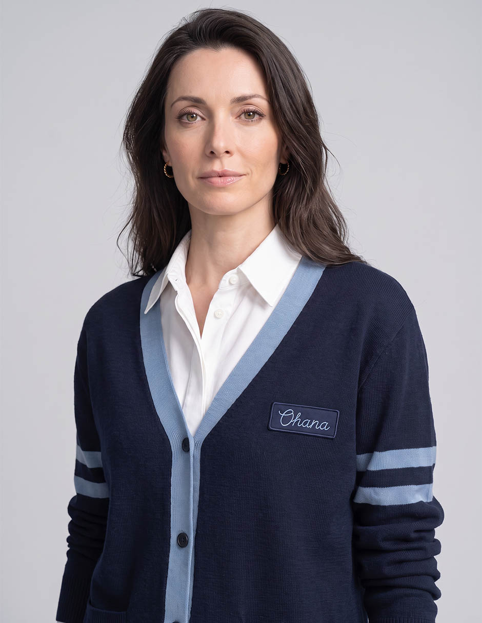 Suéter cuello V para mujer 3