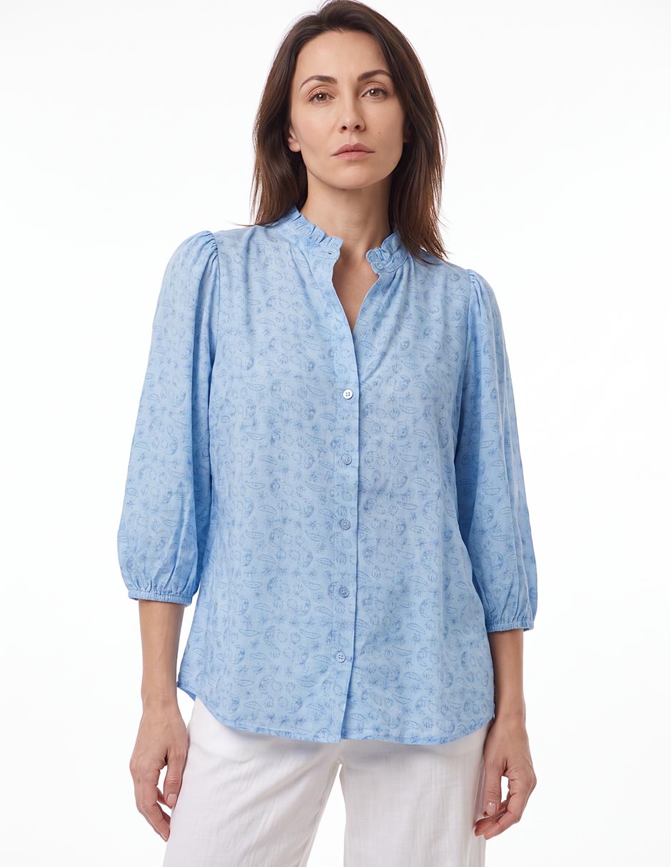 Blusa manga 3/4 para mujer