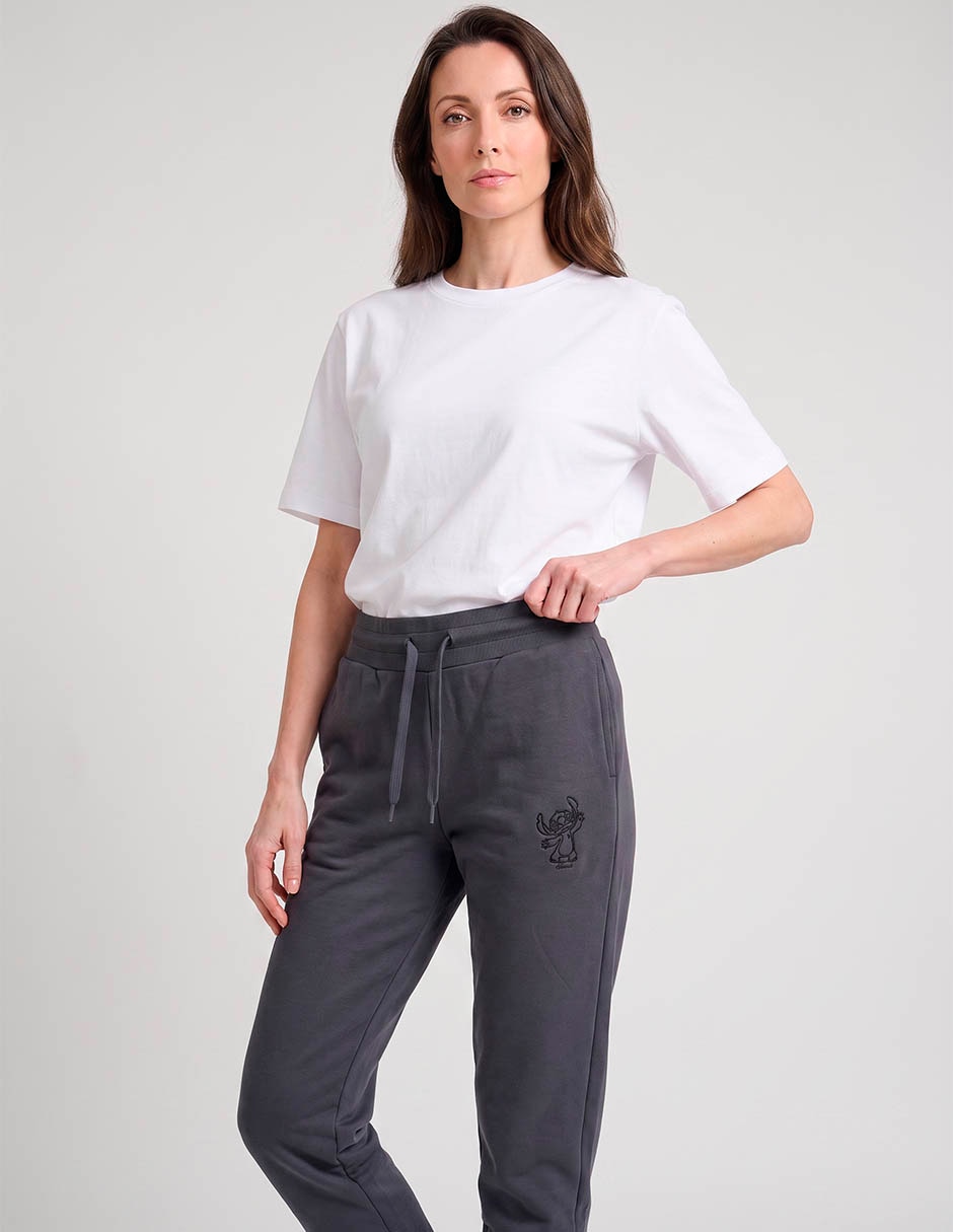 Pants regular con elástico para mujer 3