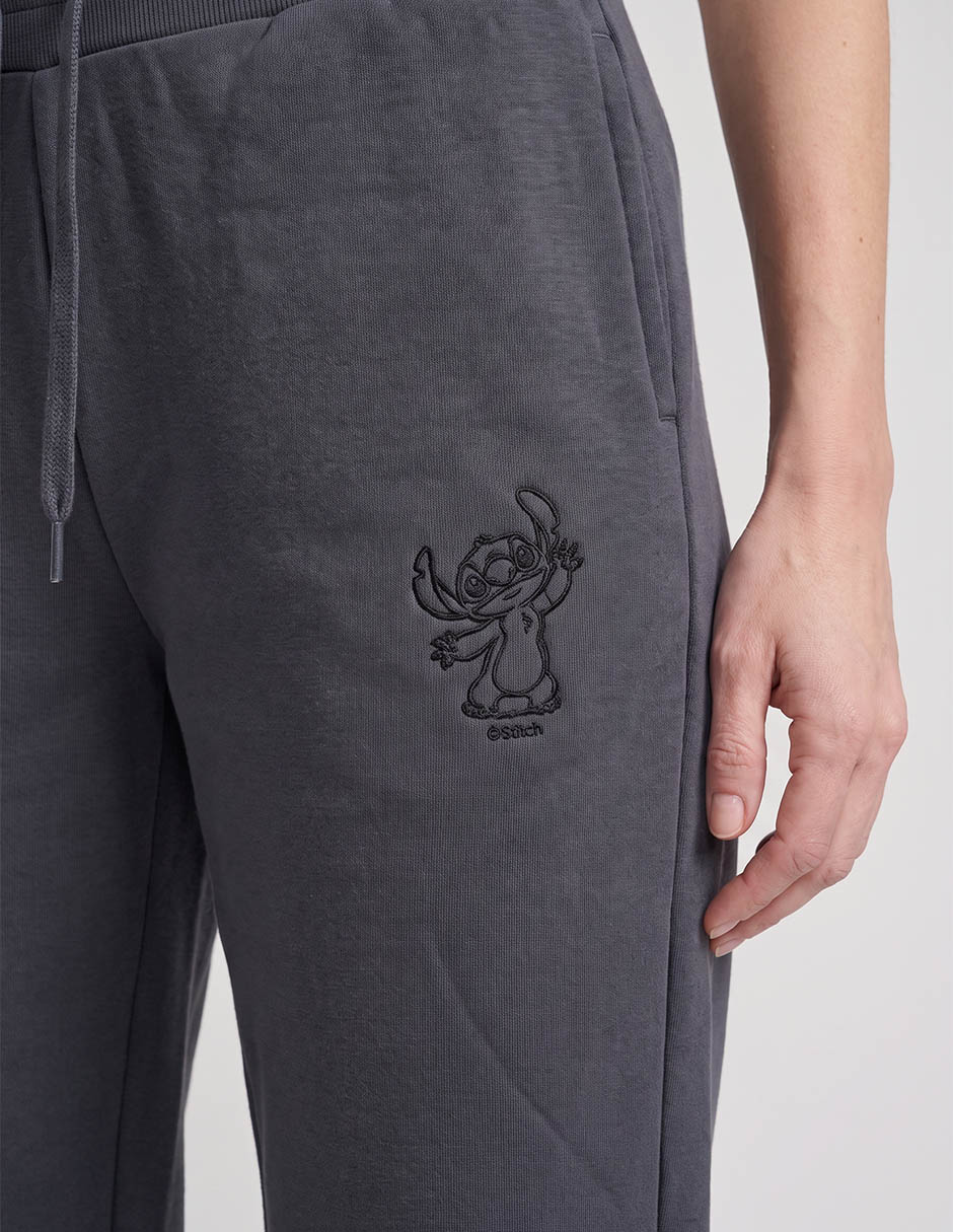 Pants regular con elástico para mujer 4