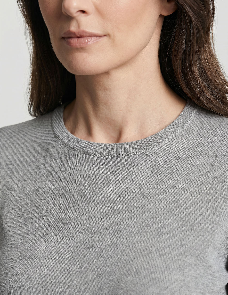 Suéter cuello redondo para mujer 3