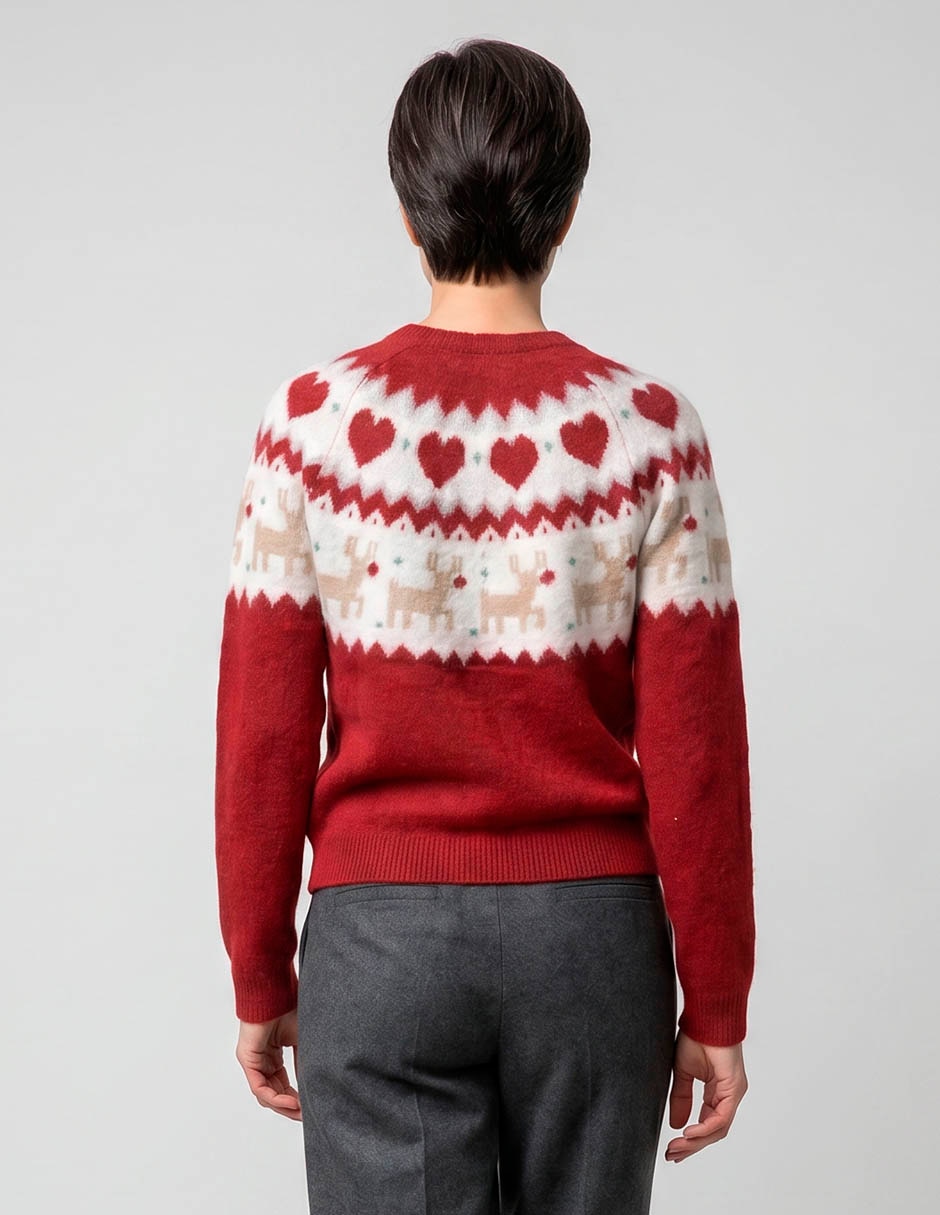 Suéter cuello redondo para mujer 3