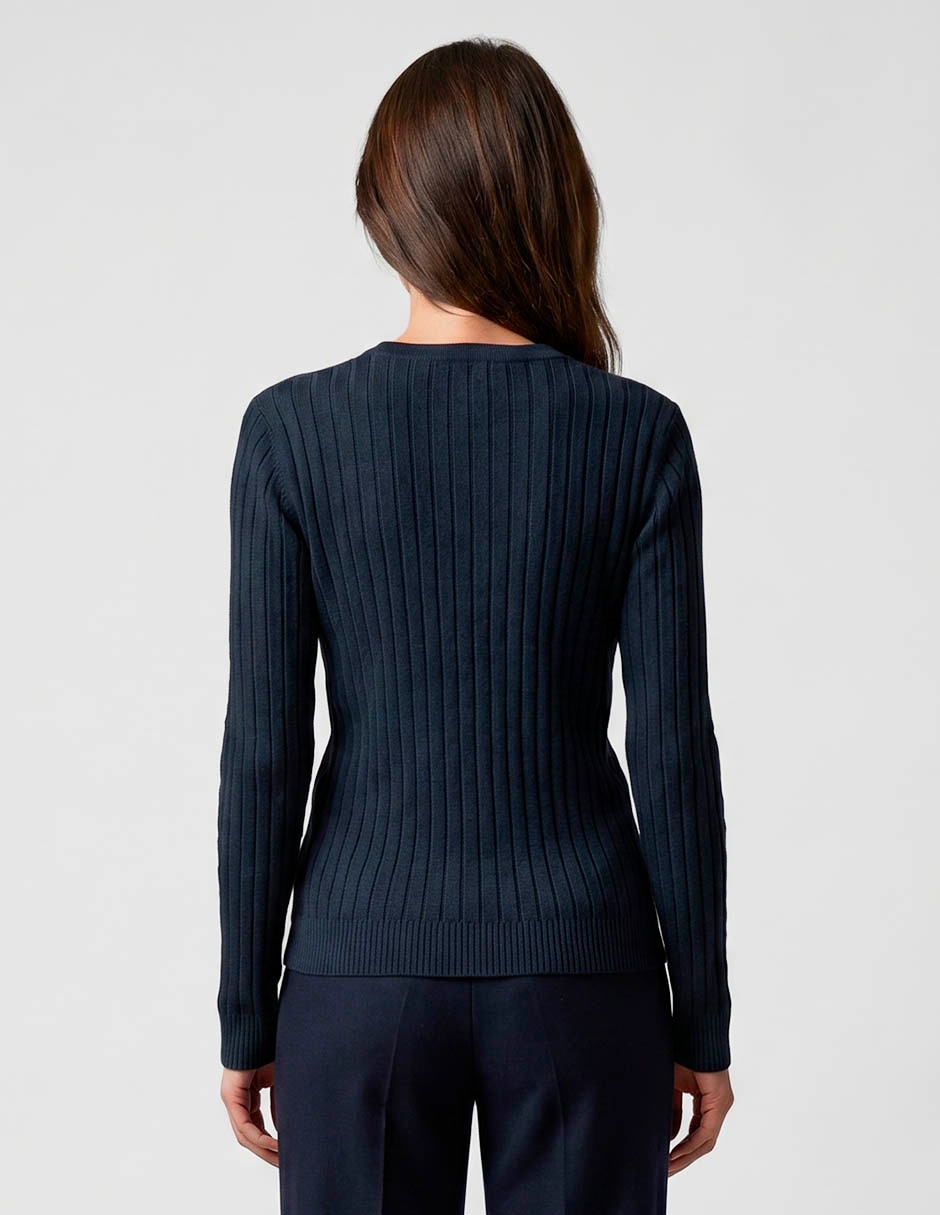 Suéter cuello redondo para mujer 3