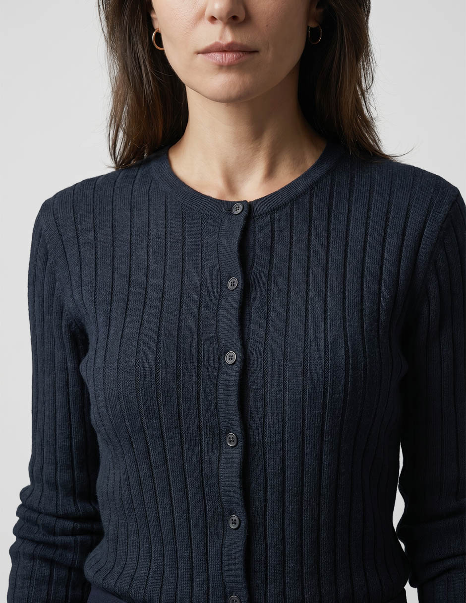 Suéter cuello redondo para mujer 2