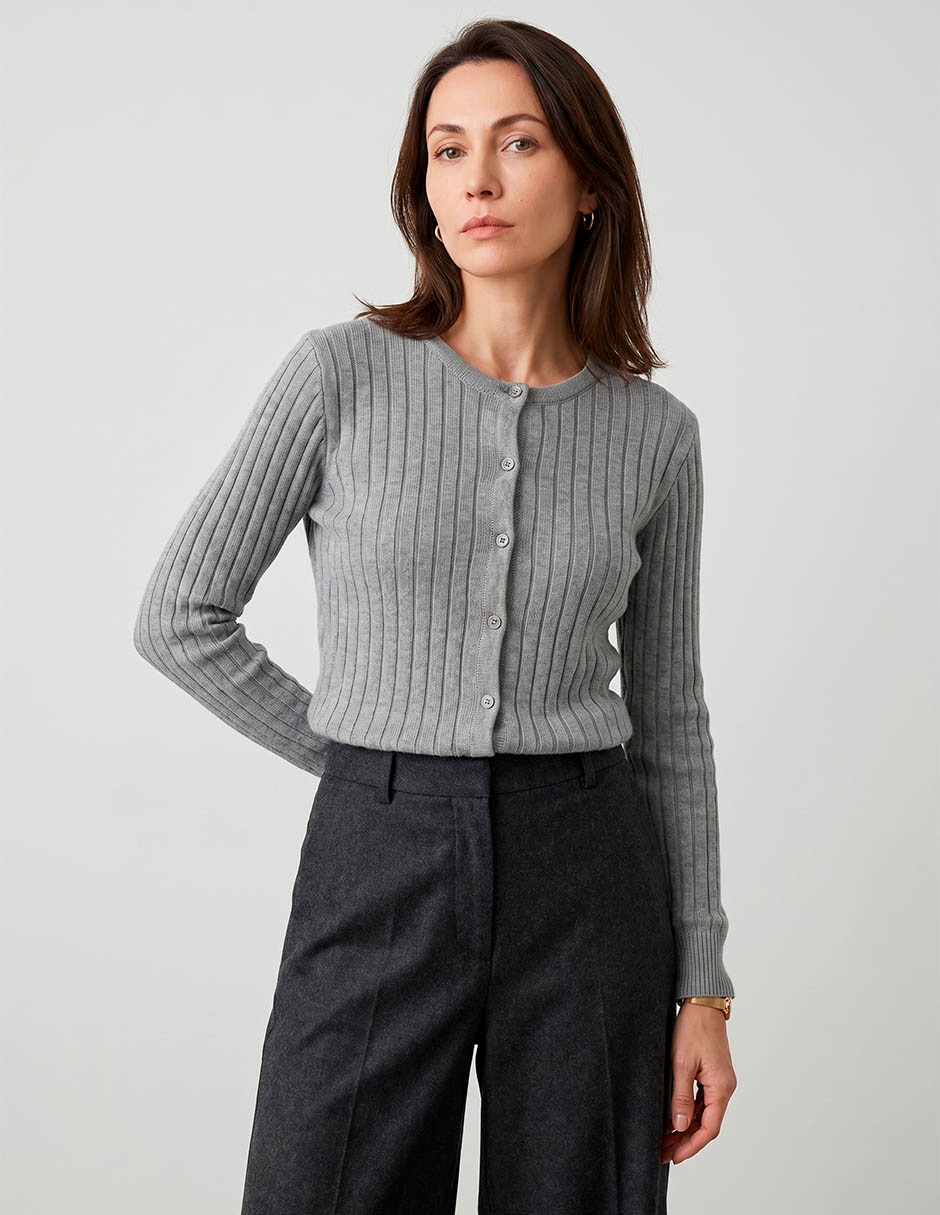 Suéter cuello redondo para mujer Suéter cuello redondo para mujer