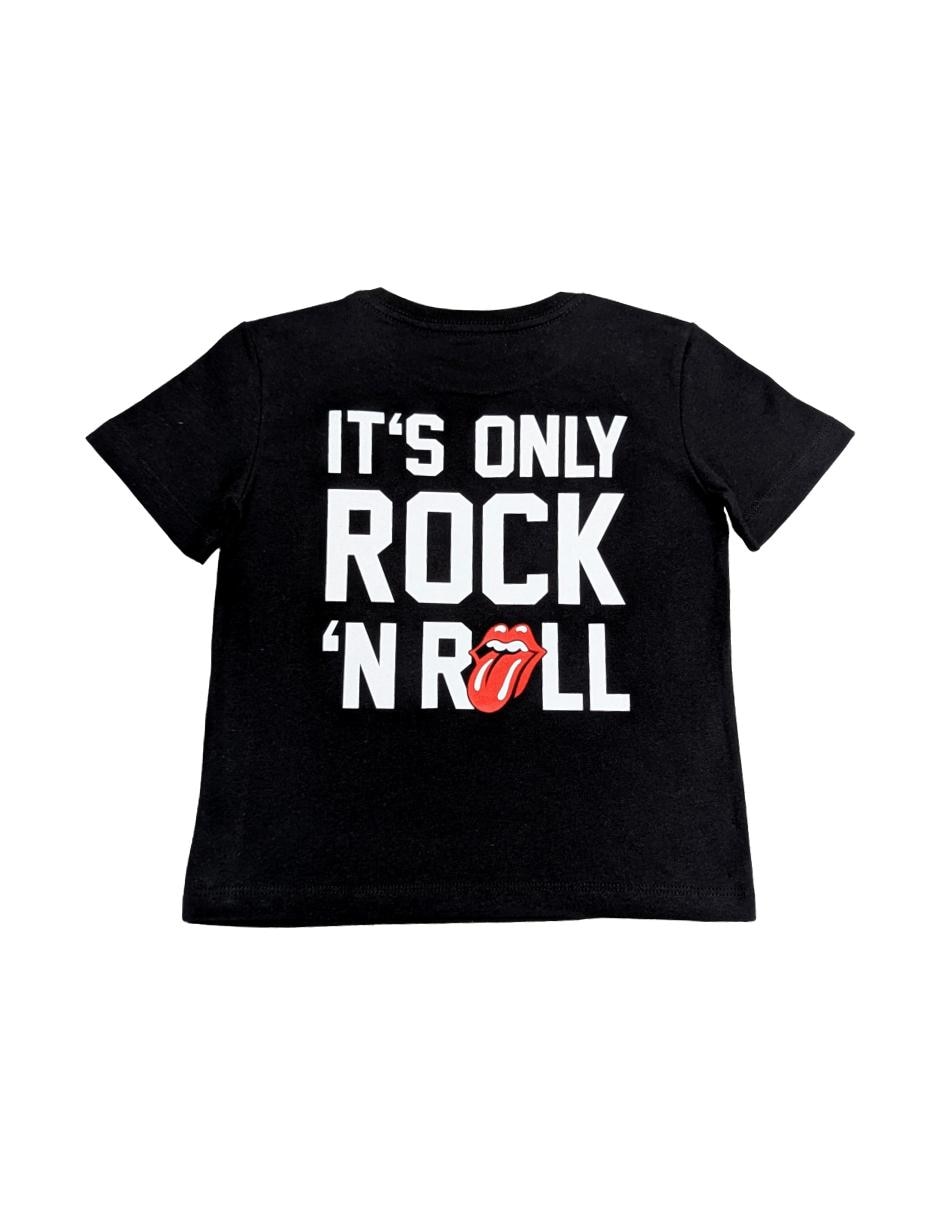 The rolling stones manga corta para niño 3