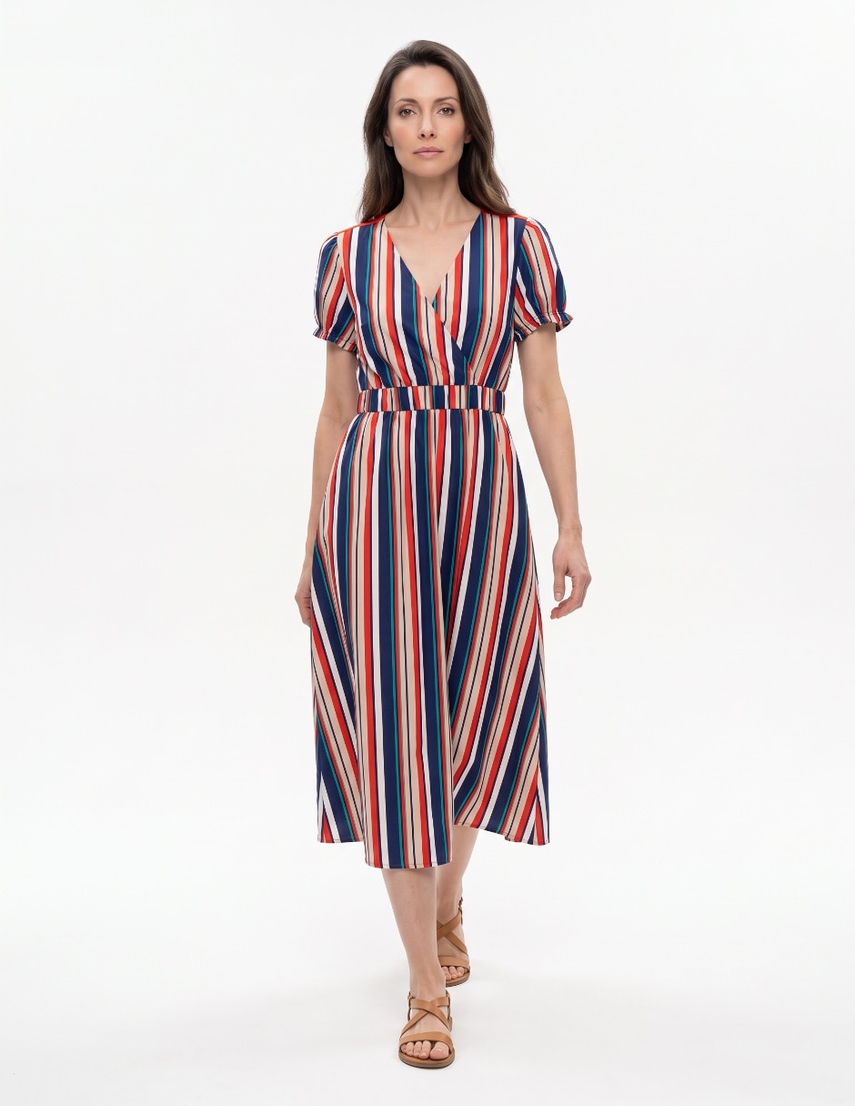 Vestido midi casual para mujer