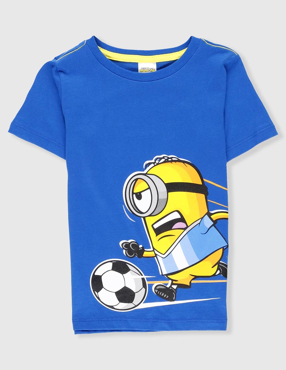 Playera Universal Minions manga corta para niño
