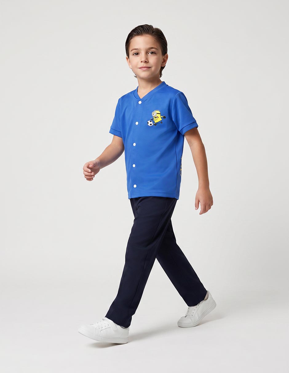 Playera Universal Minions manga corta para niño