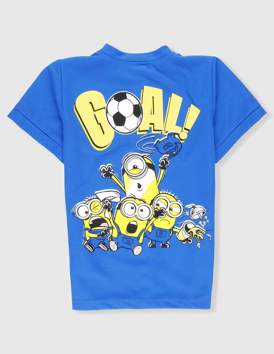 Playera Universal Minions manga corta para niño