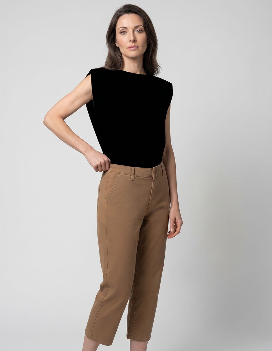 Pantalón Capri regular para mujer 1
