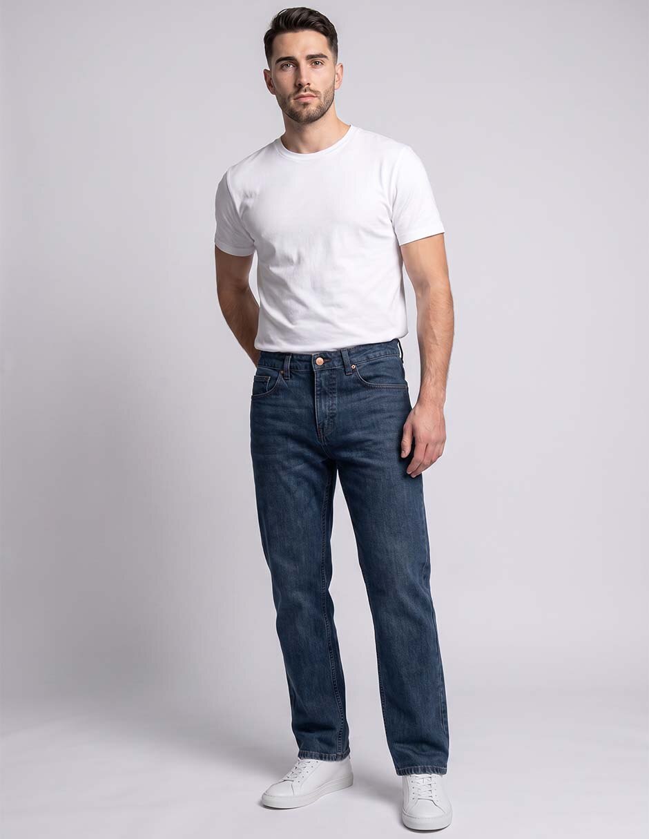 Jeans straight para hombre 3