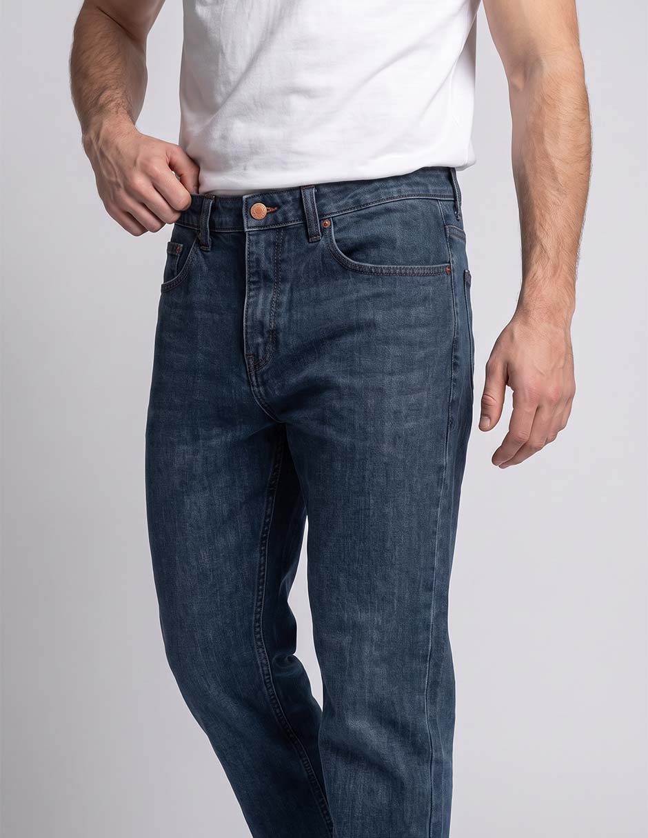 Jeans straight para hombre 4
