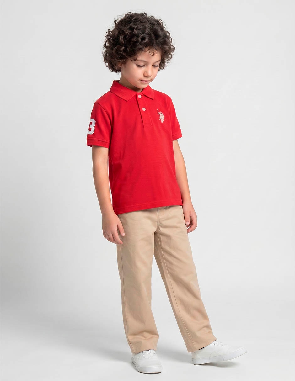 Playera manga corta para niño