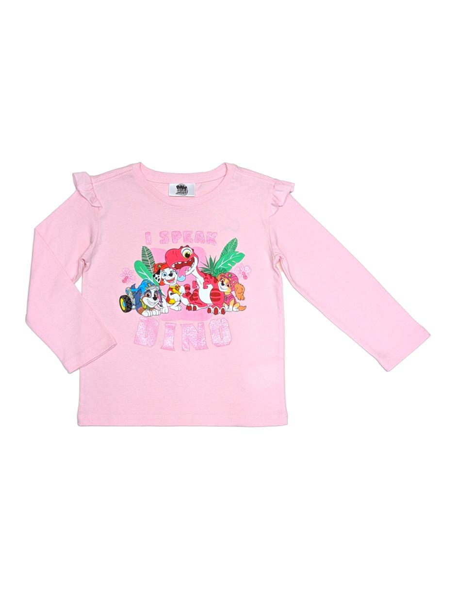Playera Paw Patrol manga larga para niña