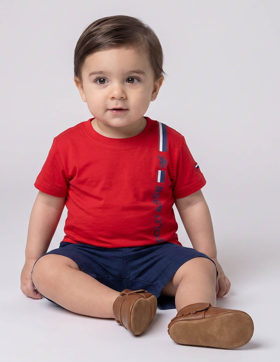 Playera manga corta para niño 1